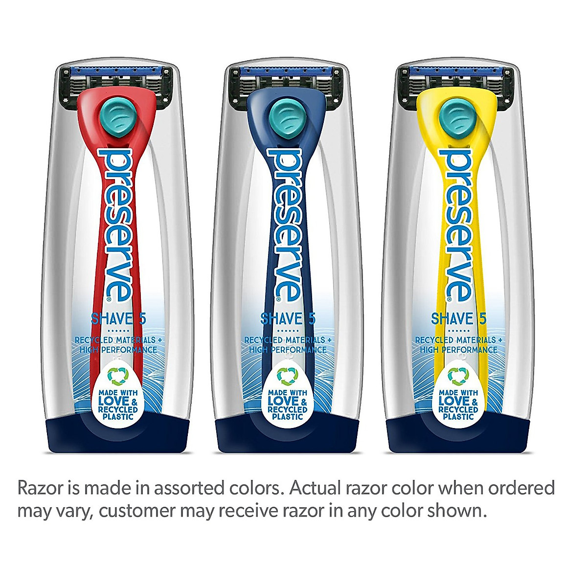Preserve Shave 5: Eco-Friendly 5-Blade Recycled Razor