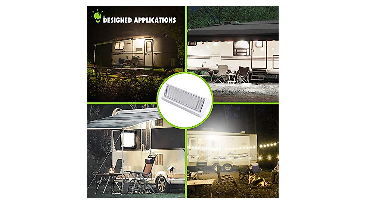 Leisure LED RV Porch Light - 650 Lumen Utility Fixture