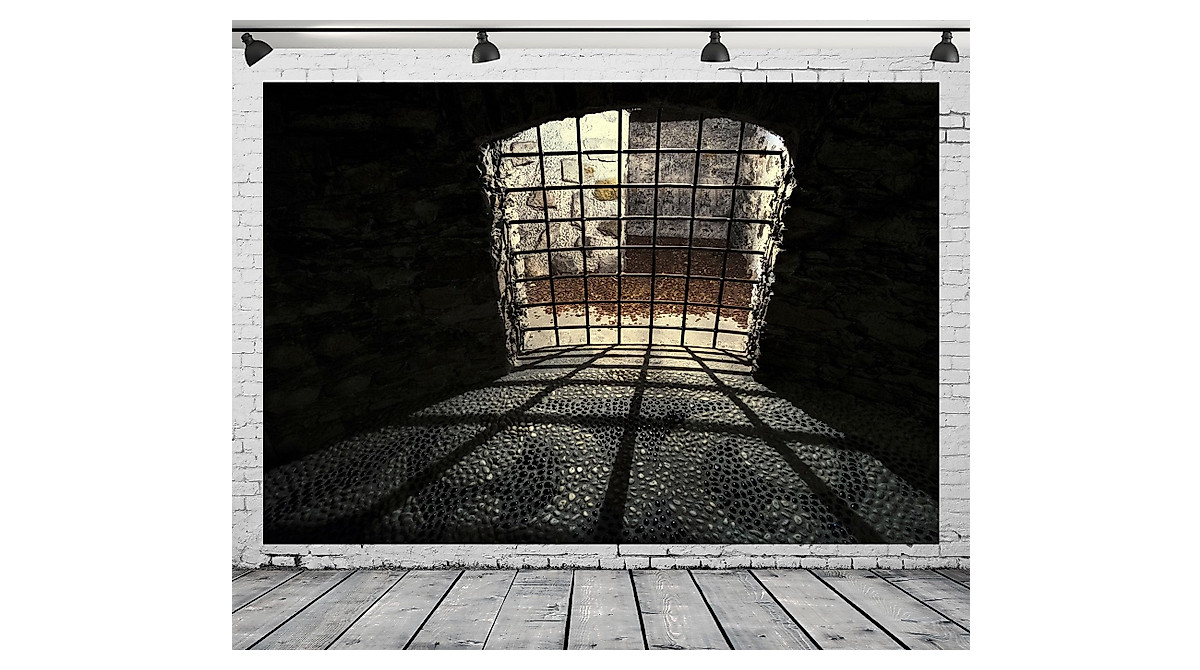 Medieval Jail Cell Backdrop for Photography - CORFOTO 5x3ft