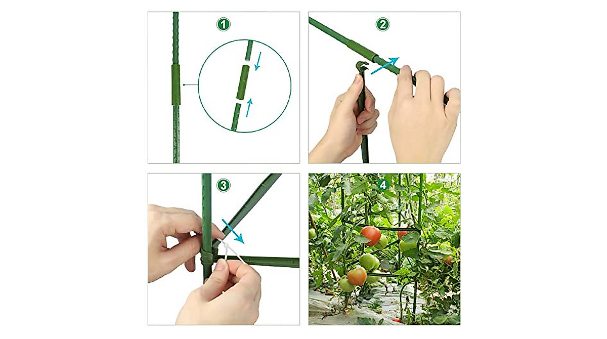 IPSXP Vegetable Trellis - Adjustable Garden Support for Climbing Plants