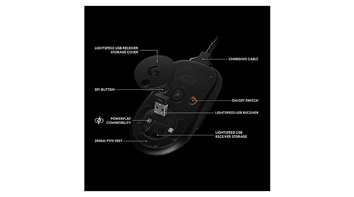 Logitech G Pro Wireless Gaming Mouse - Esports Performance & Precision