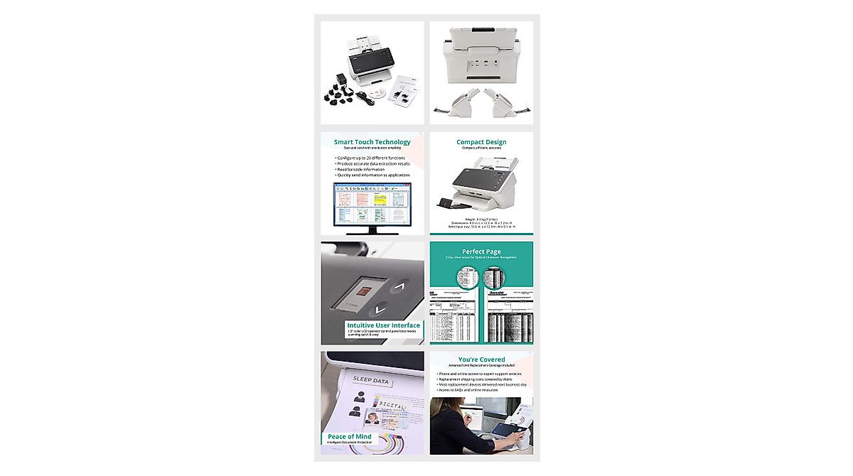 Kodak Alaris S2040 Document Scanner - Fast, Reliable Office Scanner