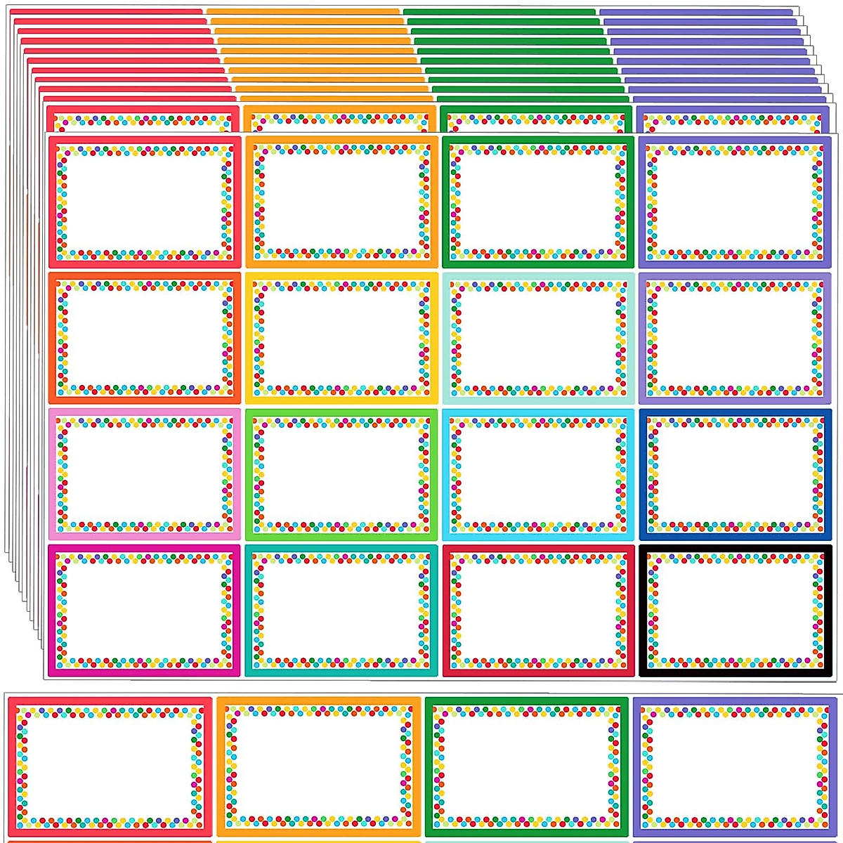 Dreecy 480 PCS Name Tags Stickers (3