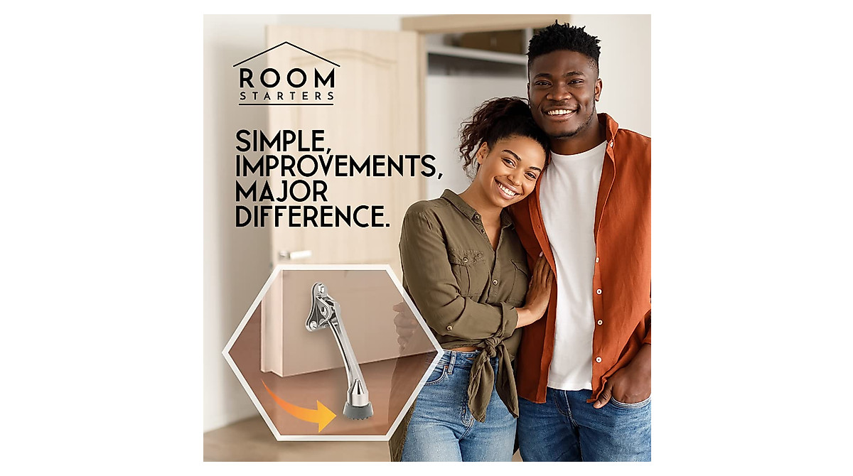 Kick Down Door Stop Tips 10-Pack - Ultra Grip Rubber Replacement