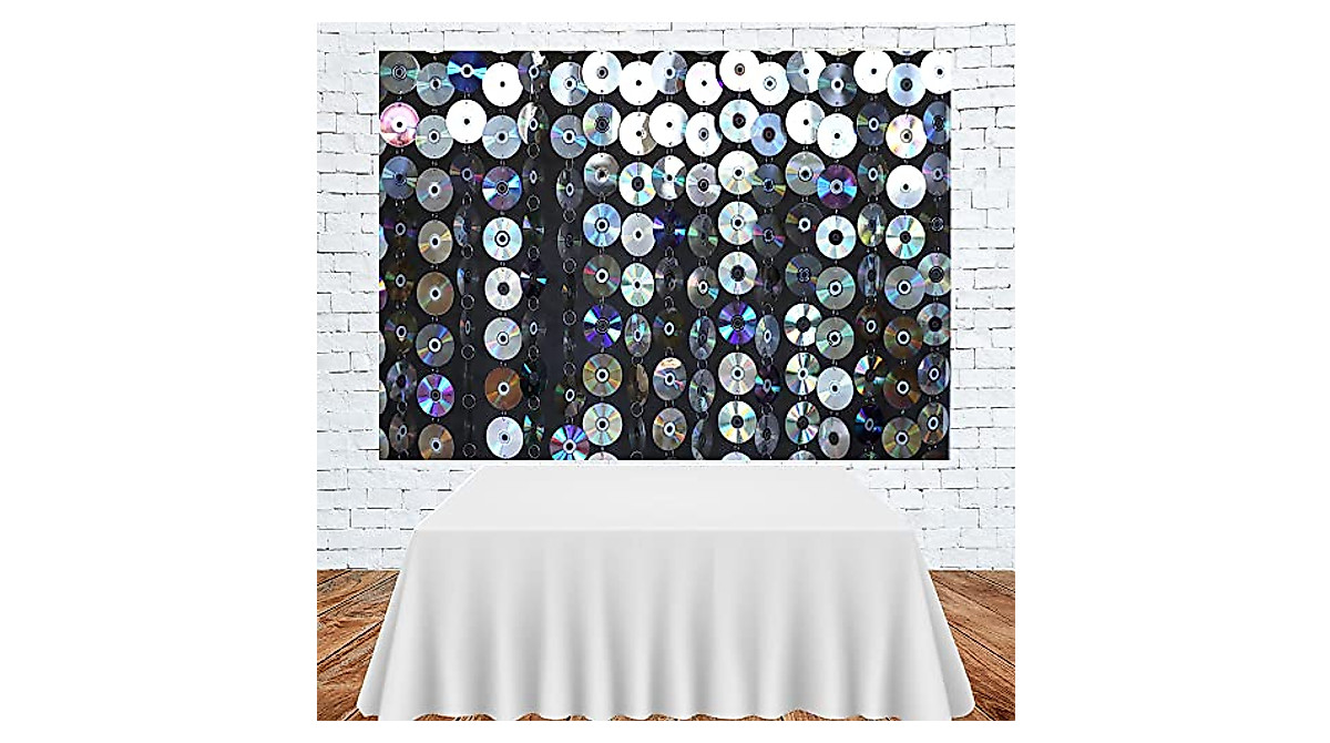 Lofaris 50's Theme Party Backdrop - 7x5ft Vinyl Disco Background
