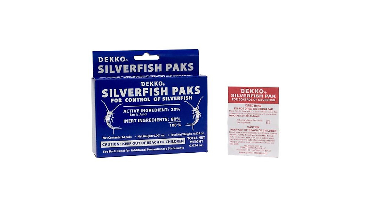 Dekko Silverfish Paks - Effective Insect Control