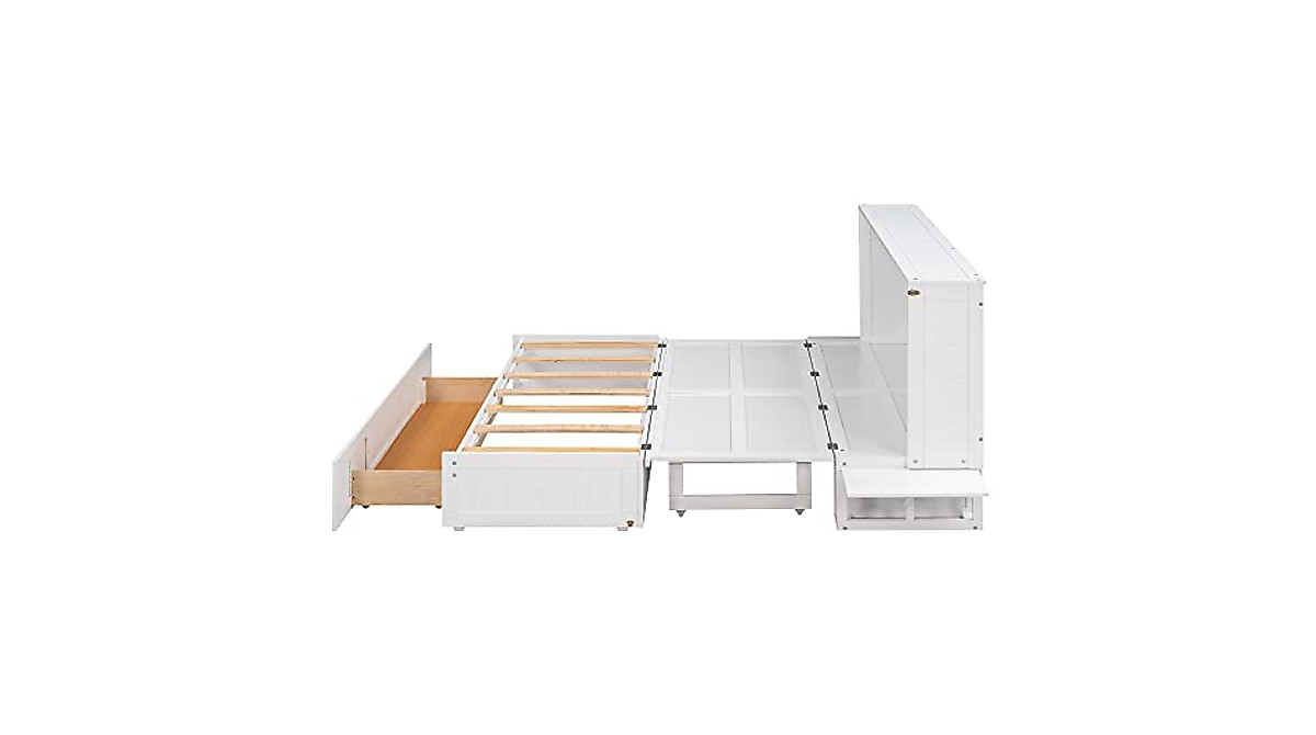 Modern Murphy Cube Cabinet Bed for Space Saving Style
