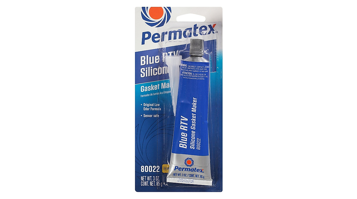 Permatex Sensor-Safe Blue RTV Silicone Gasket Maker - Leak-Proof Seal