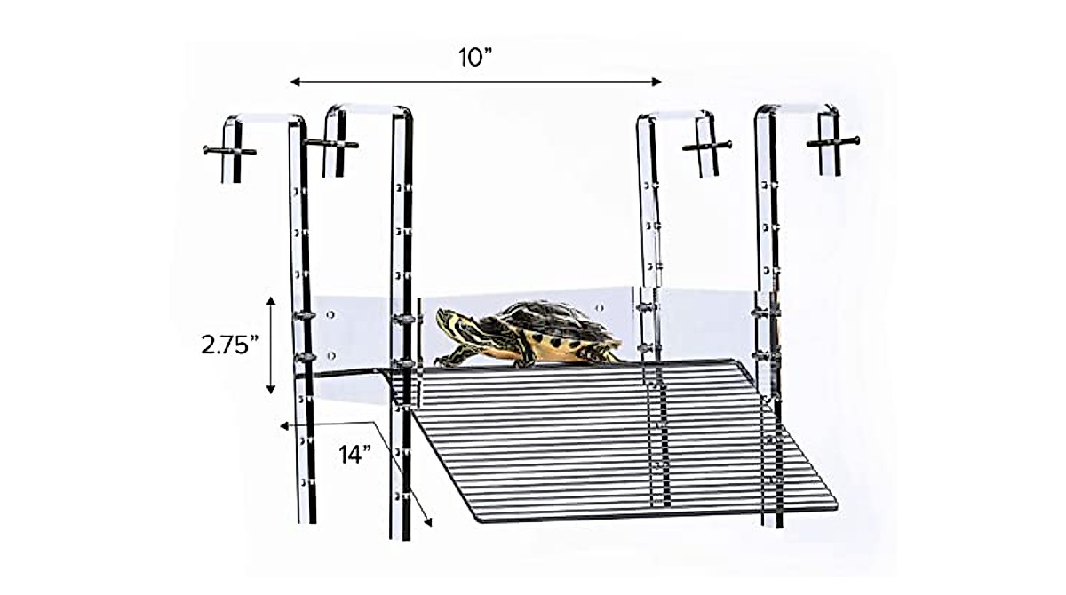 LaBrinx Designs Wide Hanging Turtle Ramp - Basking Platform for Aquatic ...
