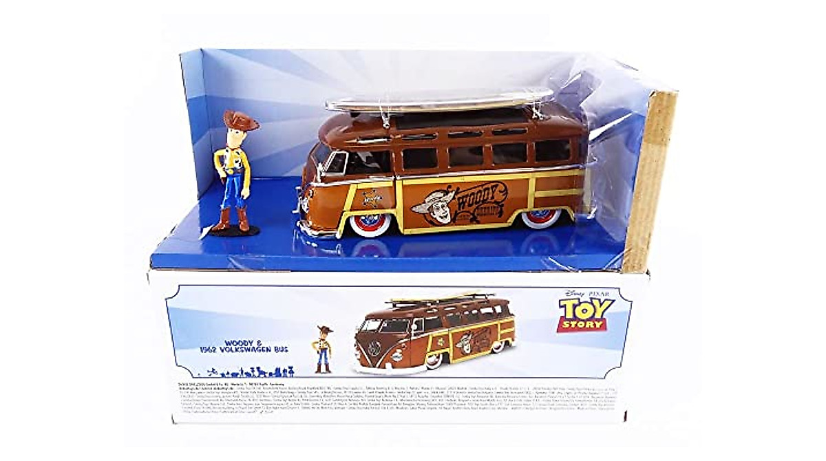 Jada Toys Toy Story Volkswagen Bus with Woody Figure