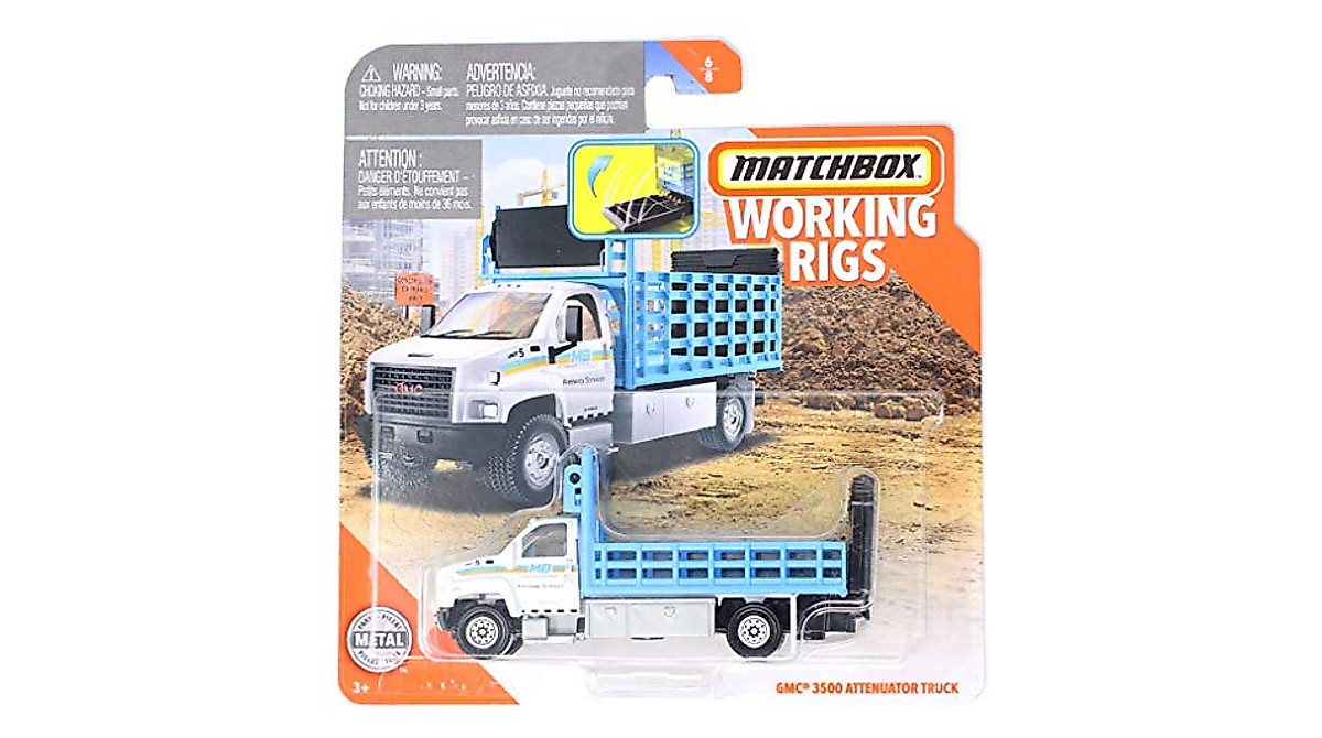 Matchbox GMC 3500 Attenuator Truck - Premium Quality