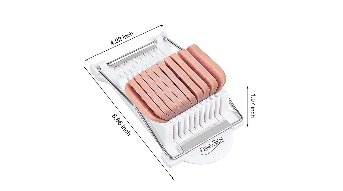 FENGCHEN Egg & Lunch Meat Slicer - Easy, Uniform Food Slicing