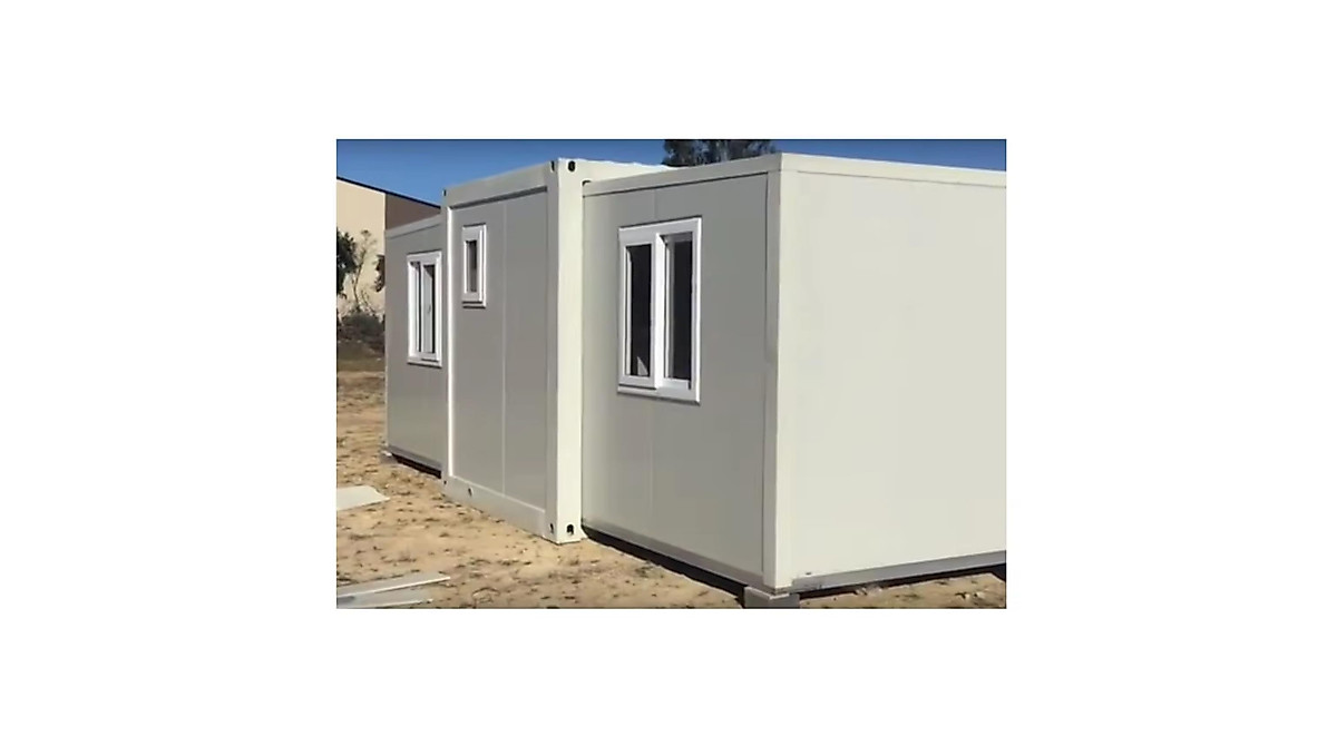 Modern Expandable Cabin Fire Container - Customizable Design