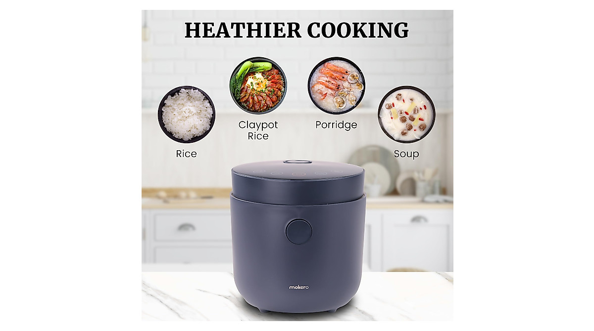 Hakka Low Carb Rice Cooker with 7 Functions and 24H Timer