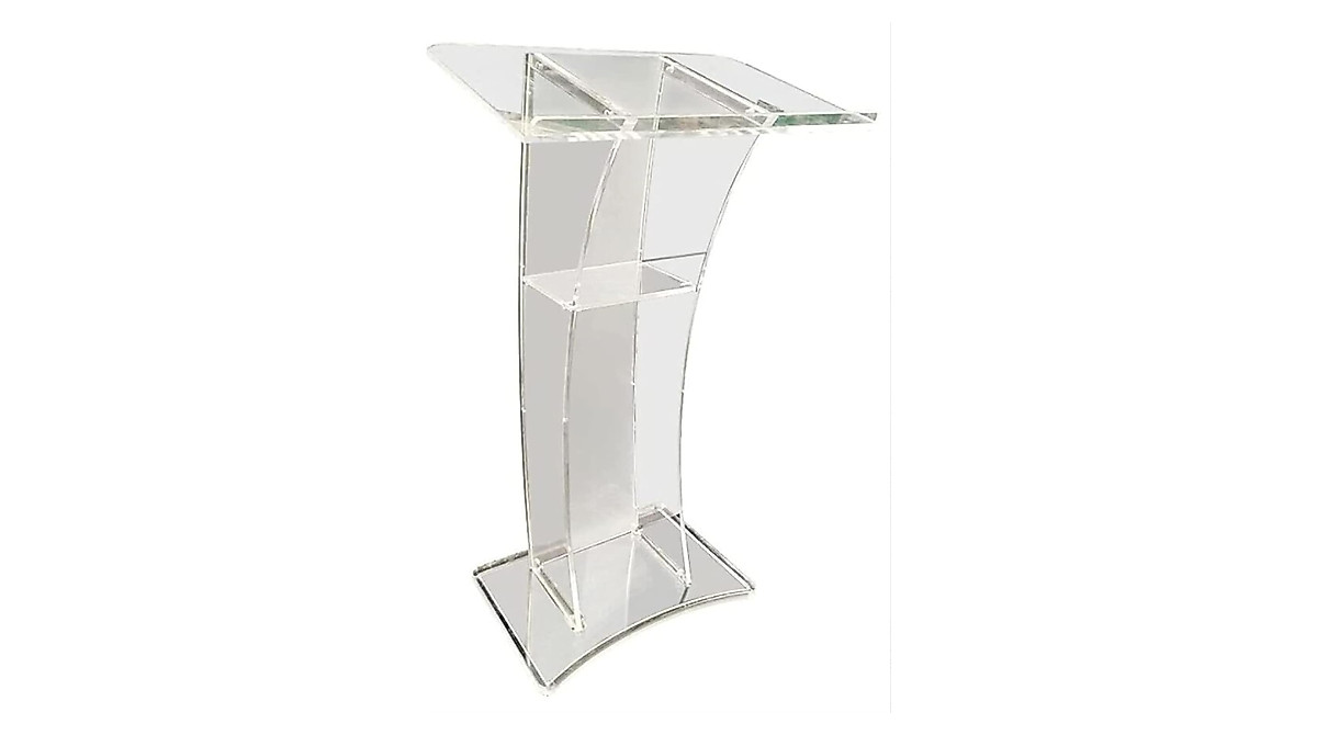 Modern Acrylic Podium for Churches & Conferences | Durable & Portable