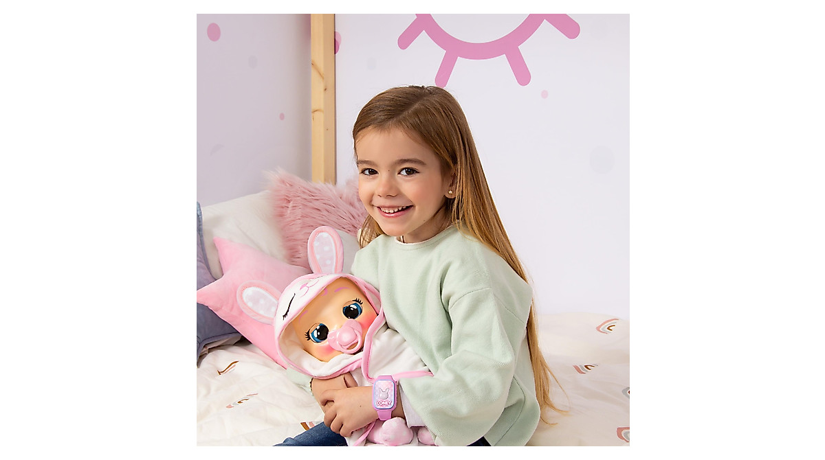 Cry Babies Newborn Coney Interactive Baby Doll for Kids 18M+