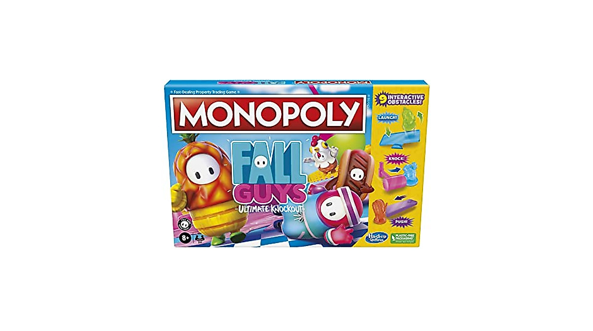 Play Monopoly Fall Guys Edition - Fun for Ages 8+