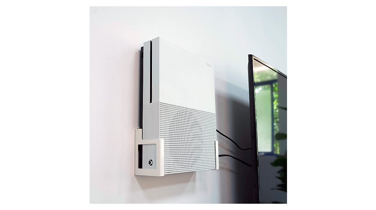 Monzlteck Wall Mount for Xbox One S - Space-Saving & Secure