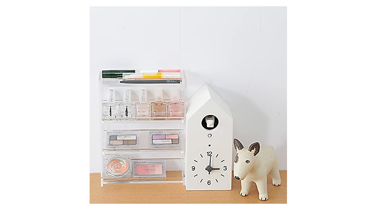 MUJI Acrylic 3-Shelf Display Stand for Kitchen & Office Organizing