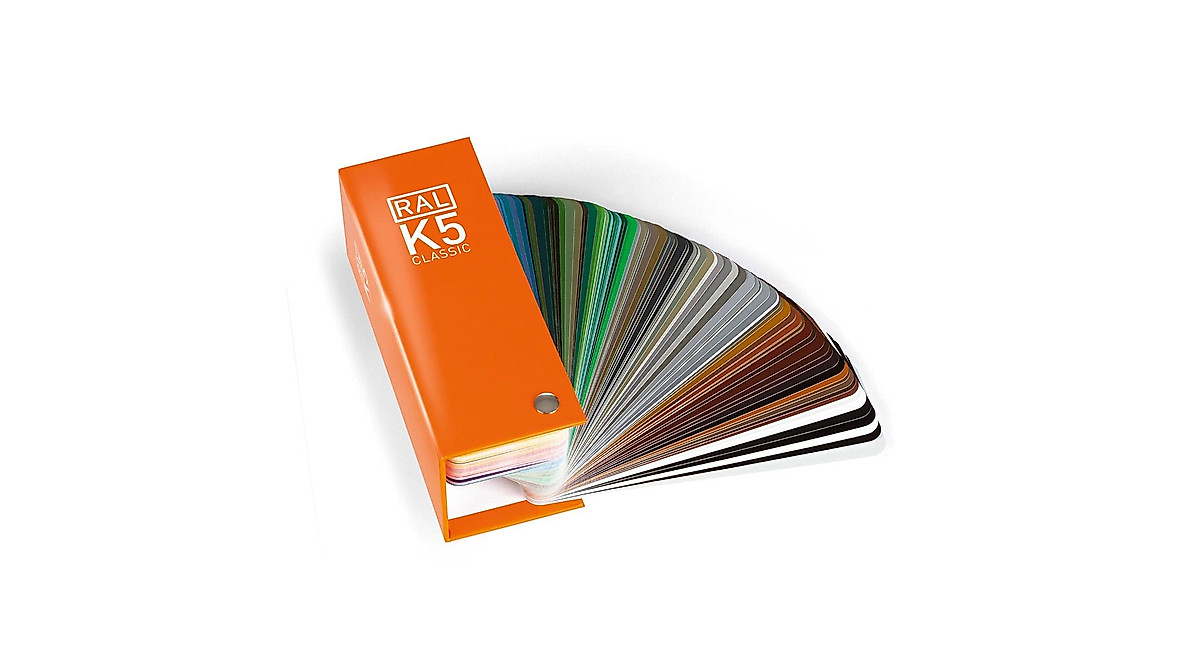 RAL K5 Color Chart with 215 Swatches | Gloss Finish for Designers