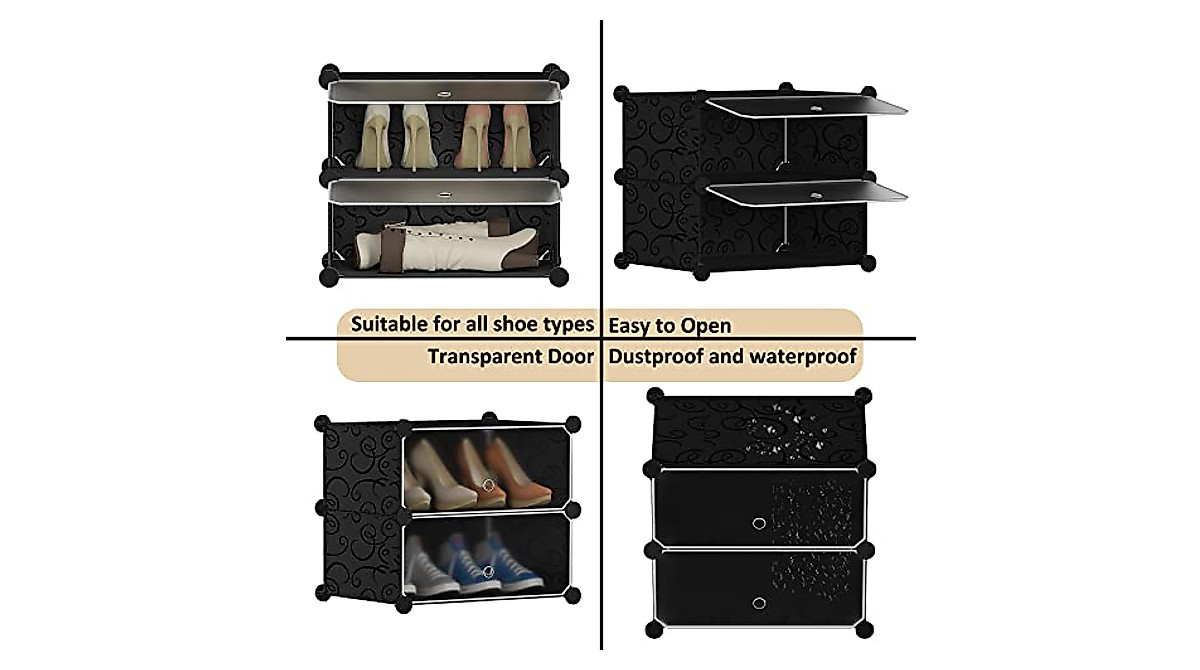 HOMIDEC 10-Tier Shoe Rack - Space-Saving Organizer