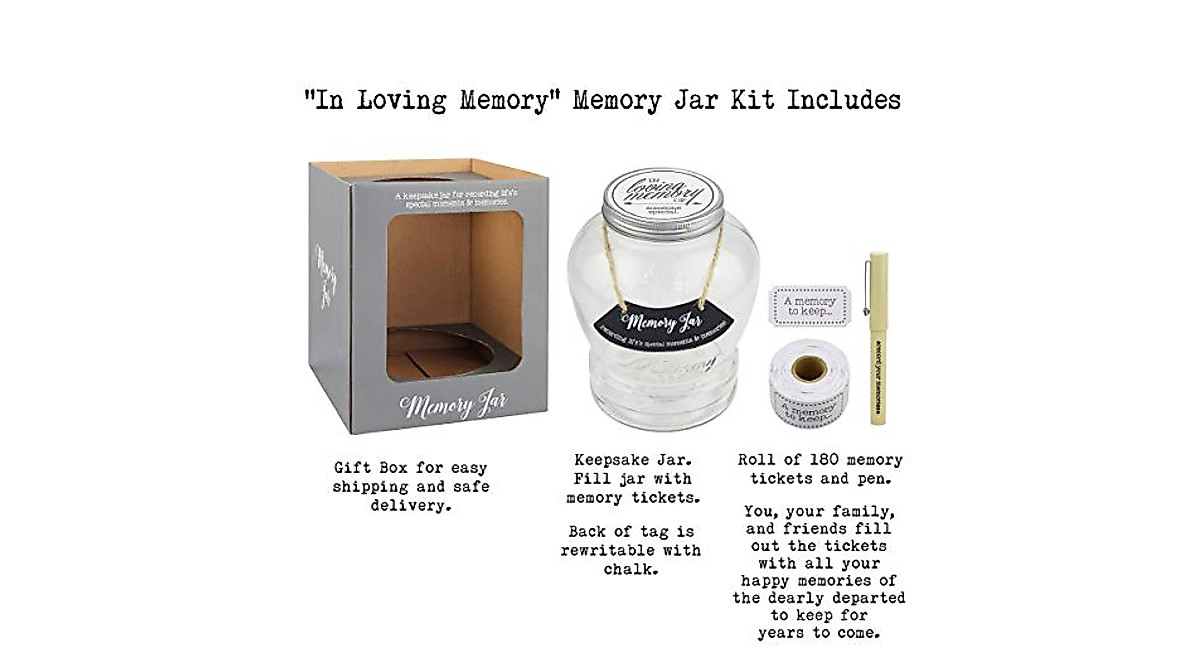 In Loving Memory Memory Jar - Unique Sympathy Gift