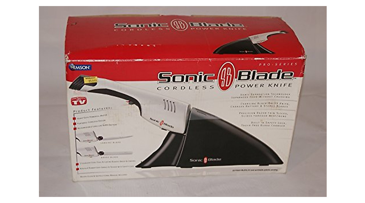 Sonic Blade Cordless Knife - Effortless Slicing Power