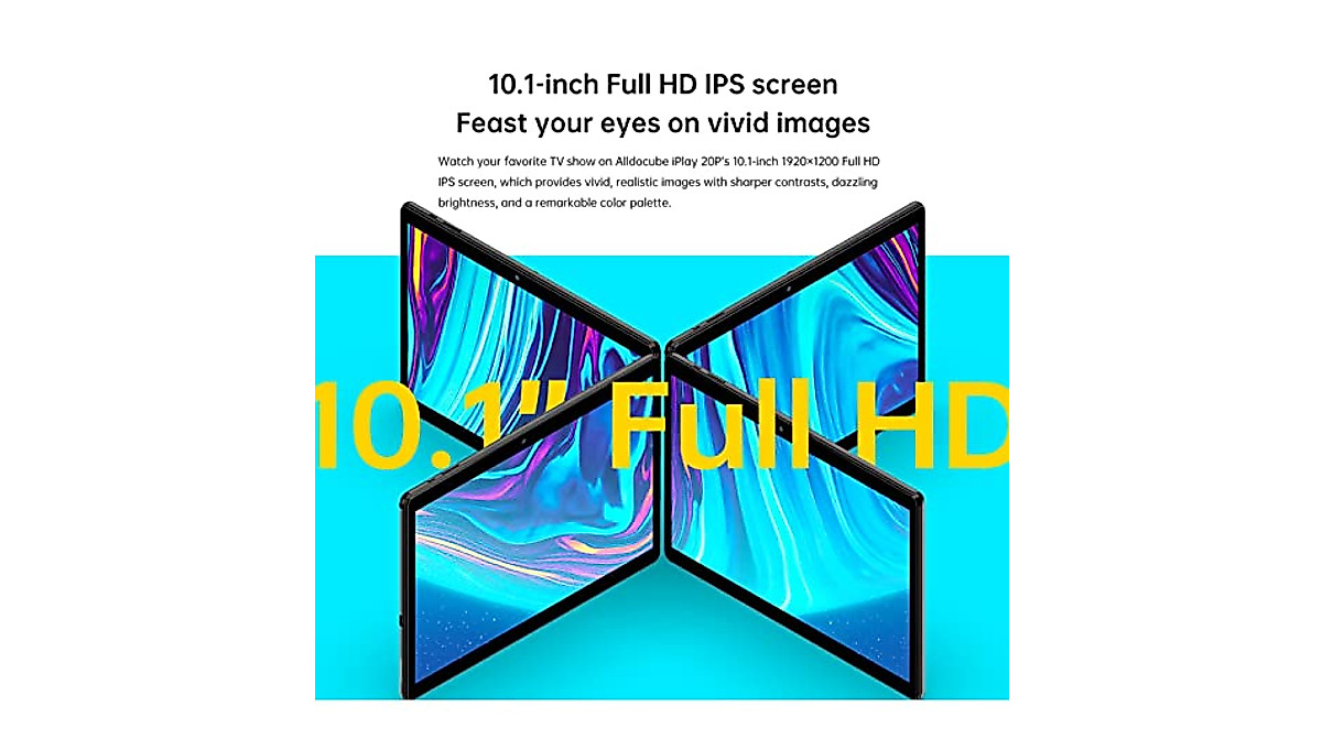 High-Performance Gaming Tablet with 10.1in Touch Screen