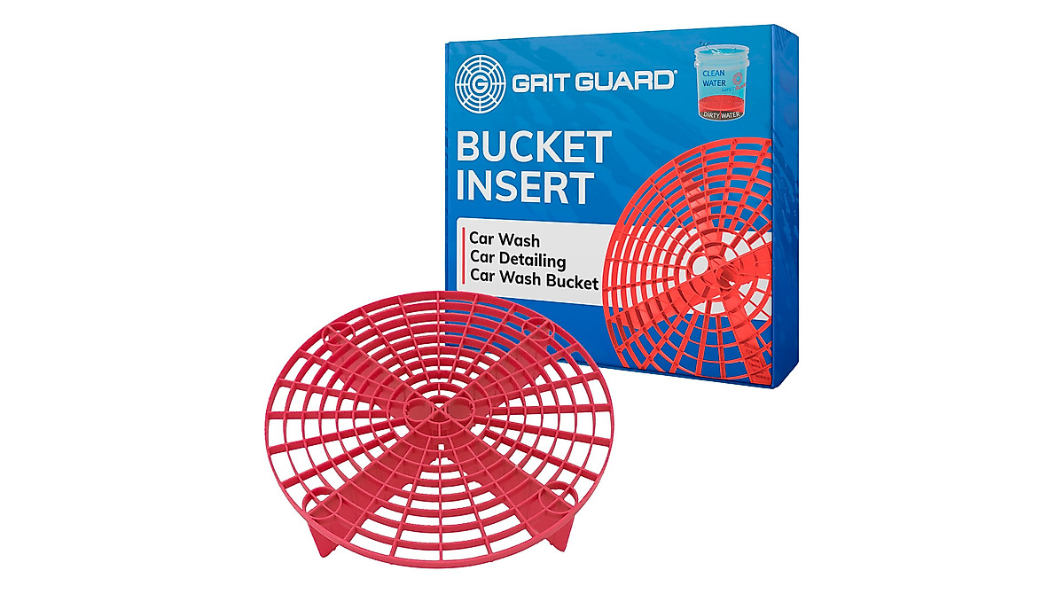 Grit Guard Insert Red for 12-Inch Buckets | Scratch-Free Car Wash