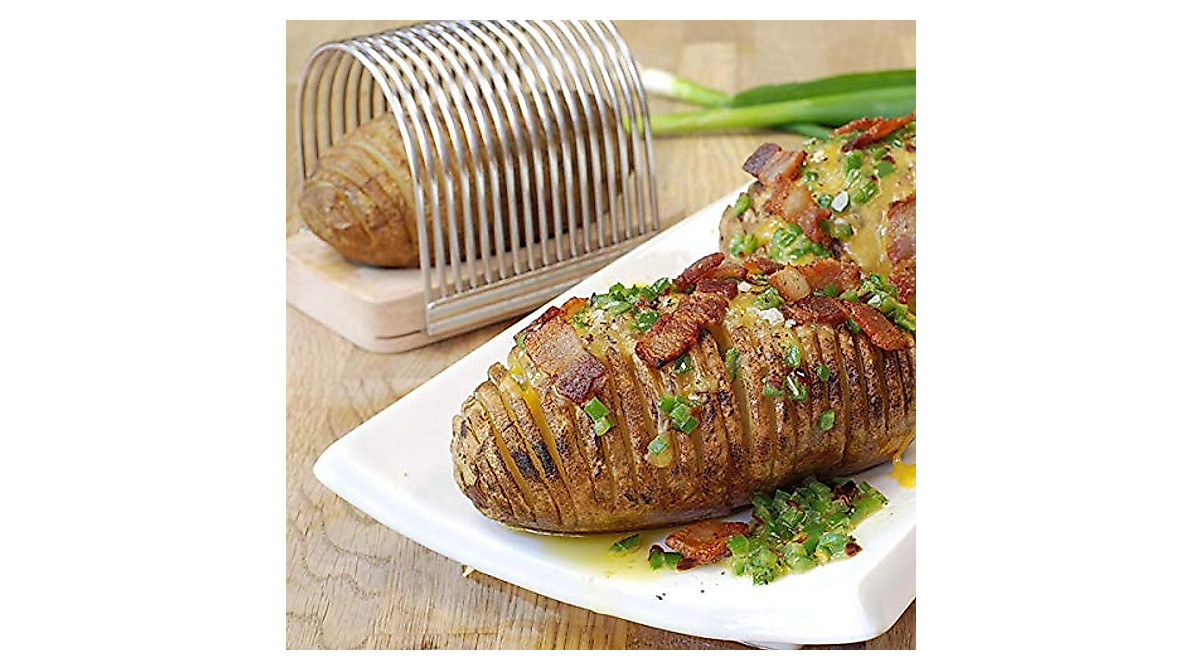 Hasselback Potato Slicing Rack - Bake & Grill Potatoes