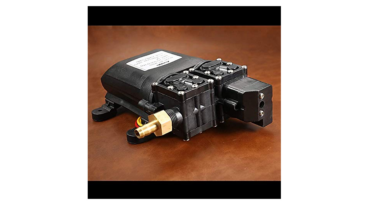 Bayite 12V DC Fresh Water Pump - Reliable 2 GPM Diaphragm Pump