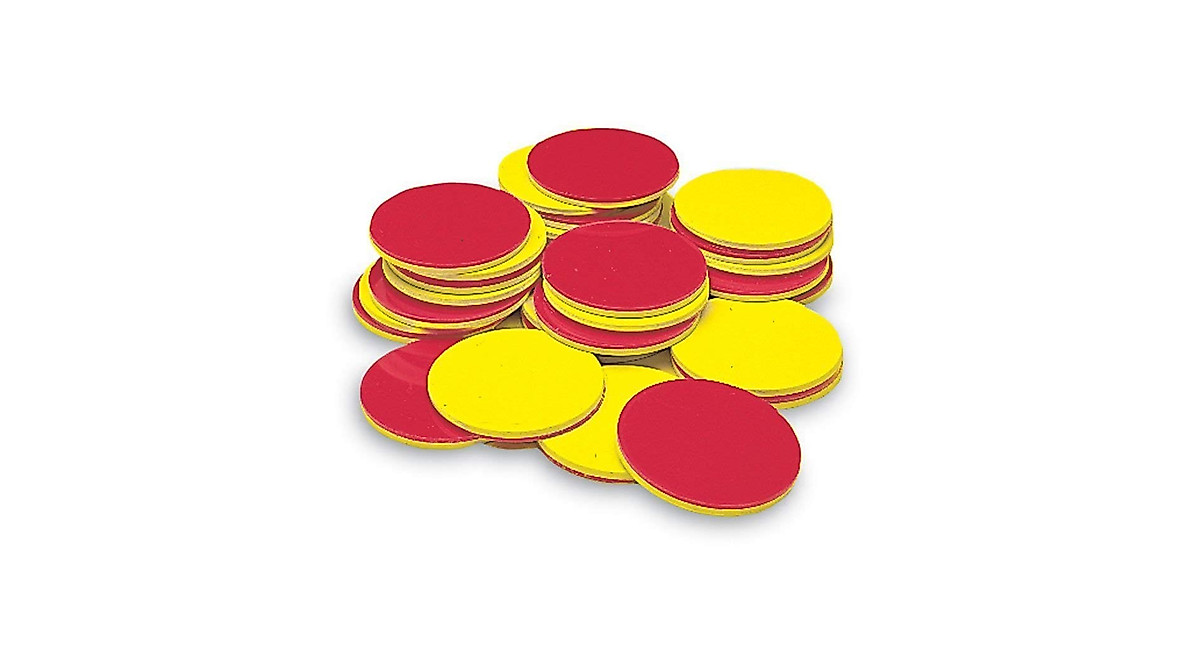 hand2mind Two-Color Foam Math Counters for Kids & Classroom
