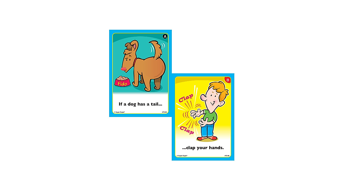 Conditional Following Directions Fun Deck Flash Cards