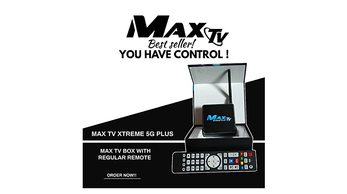 MAX TV Xtreme 5G Plus Android TV Box with 4K Streaming