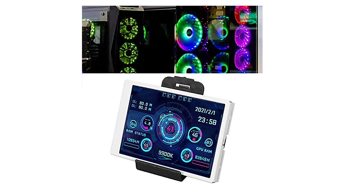 Mini Computer Temp Monitor - Real-Time Data Display