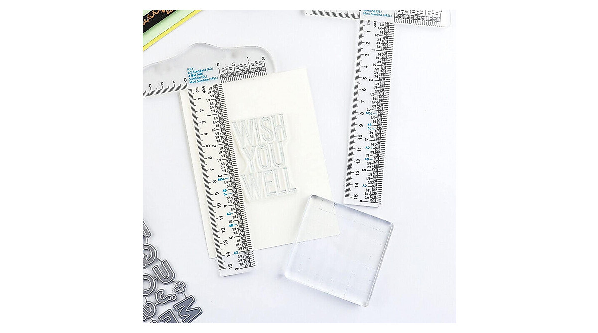 Clear Acrylic T-Square Ruler - 6 Inch Measuring Tool