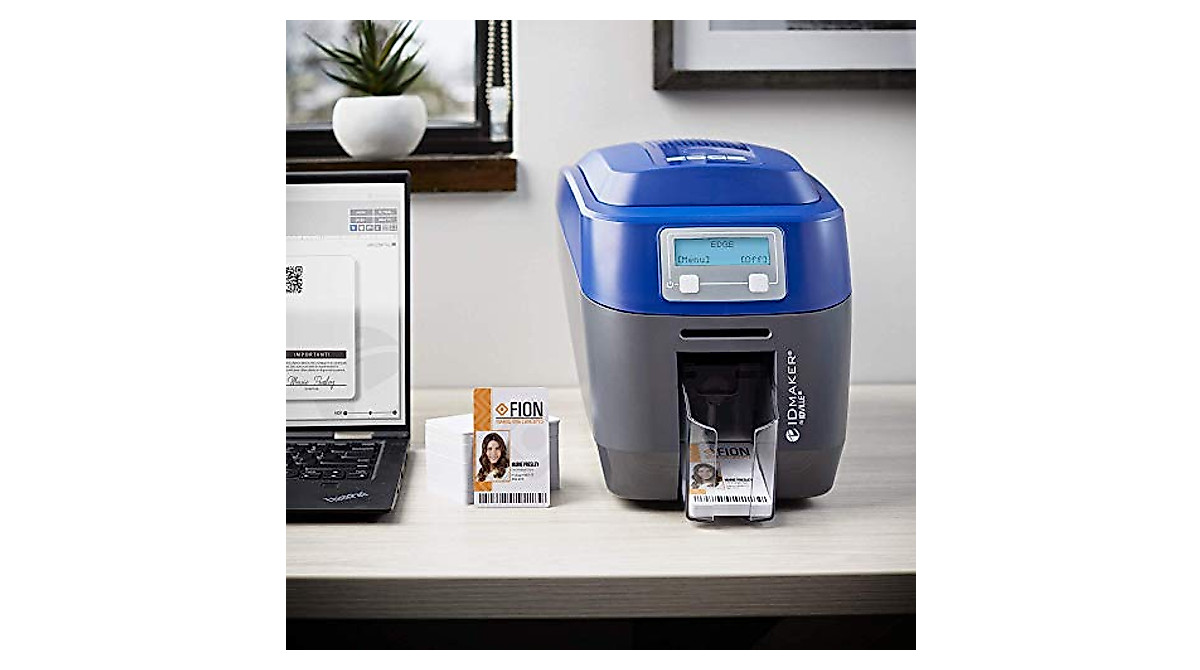 ID Maker Card Edge 2 Sided Printer Kit for Professional Badge Printing