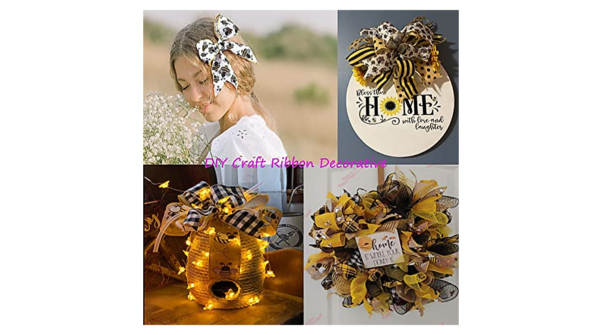 Bumble Bee Ribbon: Perfect for Crafts & Decorations