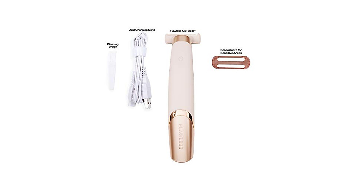 Finishing Touch Flawless Nu Razor - Portable, Cordless & Gentle Shaver