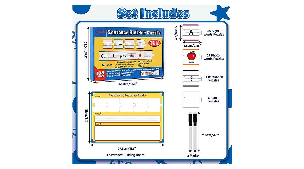 Aizweb Sentence Building & Sight Word Games for Kindergarten to 2nd Grade