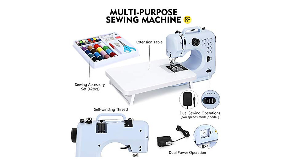 Magicfly Mini Sewing Machine – 12 Stitch Options