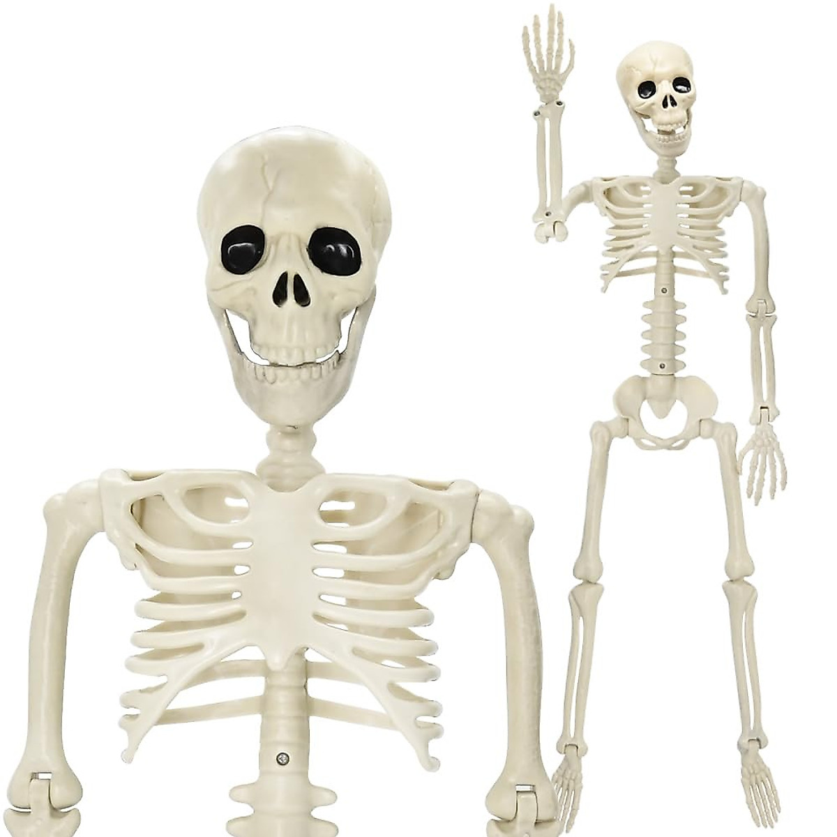 Realistic 36-Inch Skeleton Halloween Decoration for Haunted Houses