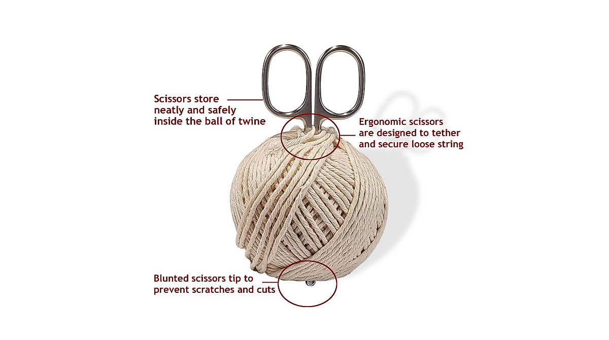 SpitJack Butcher's Twine - Versatile Cotton String 185ft