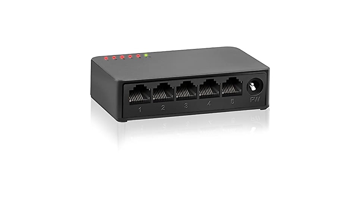 TEROW 5-Port Gigabit Unmanaged Ethernet Switch
