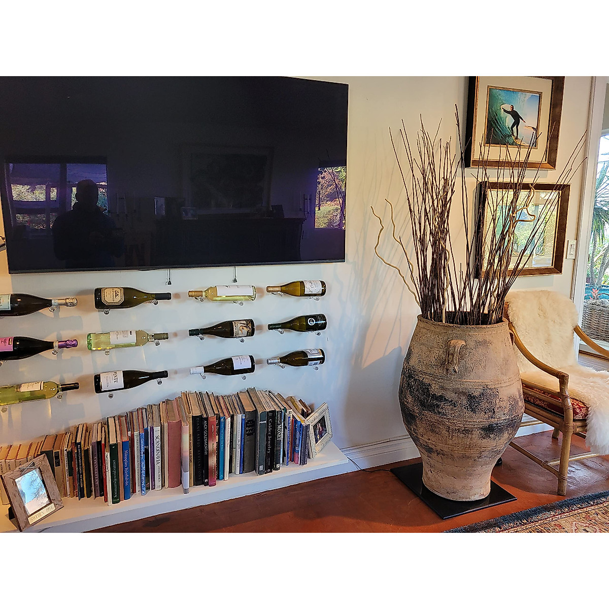 Stylish VintageView Vino Pins - Modern Wine Rack