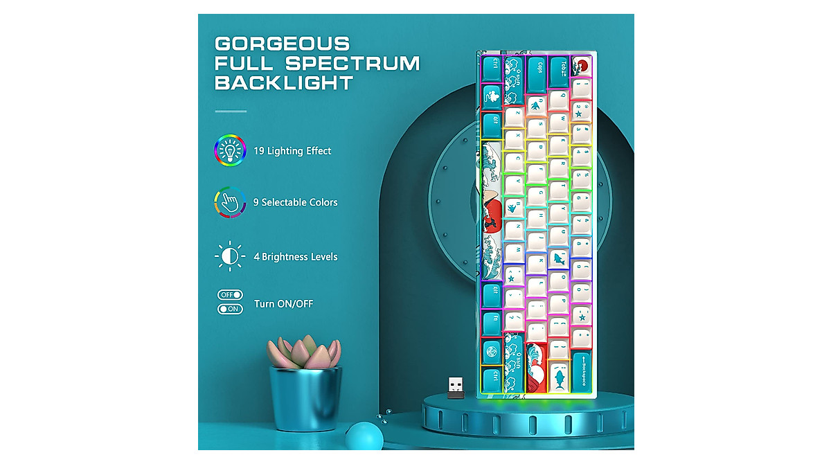 XVX M61 Pro: 60% Wireless Mechanical Keyboard