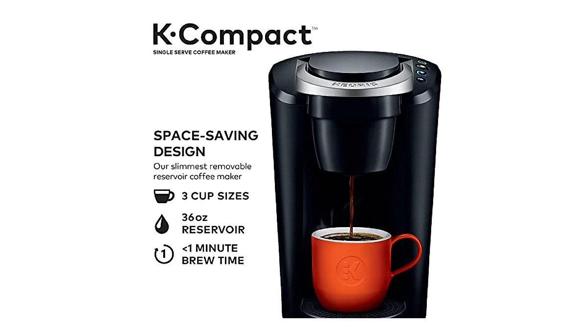 Keurig K-Compact Coffee Maker - Brew Fast & Delicious