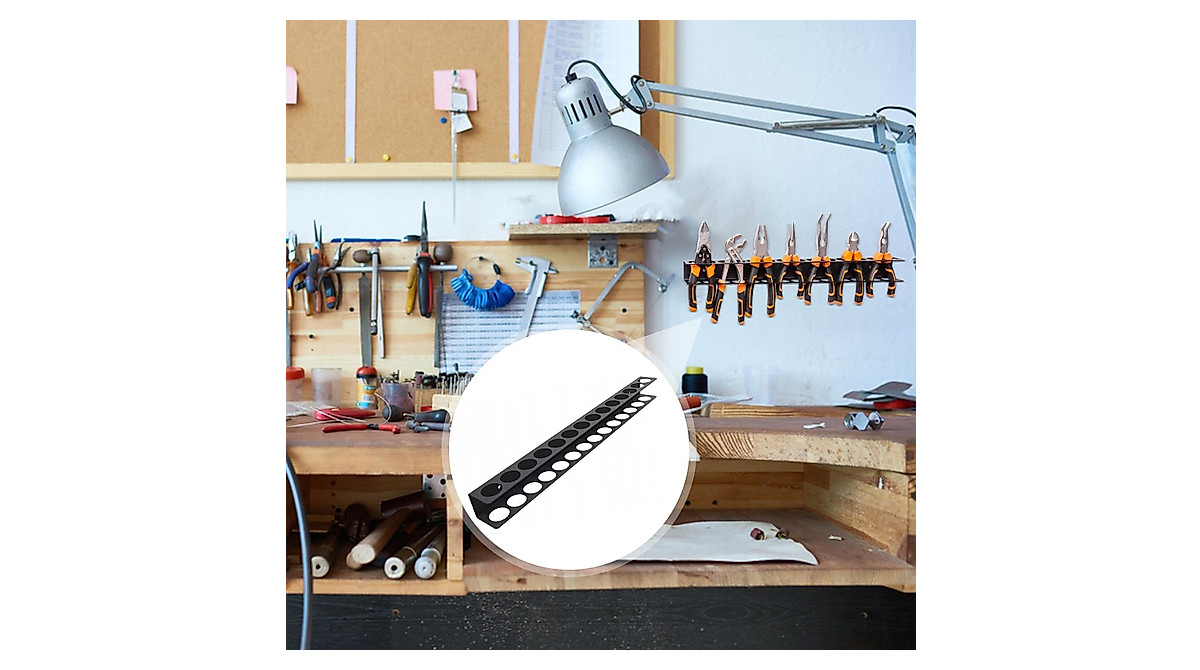 Garage Wall Mount Screwdriver Organizer - Space Saving & Durable