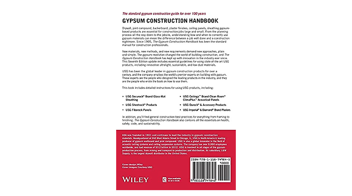 The Gypsum Construction Handbook - Your Essential Guide