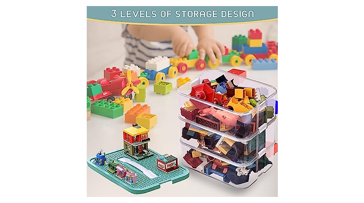 Cube Storage Organizer Bins for Kids Toys & Building Blocks